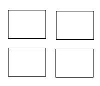 Grid now divided into four similar grids